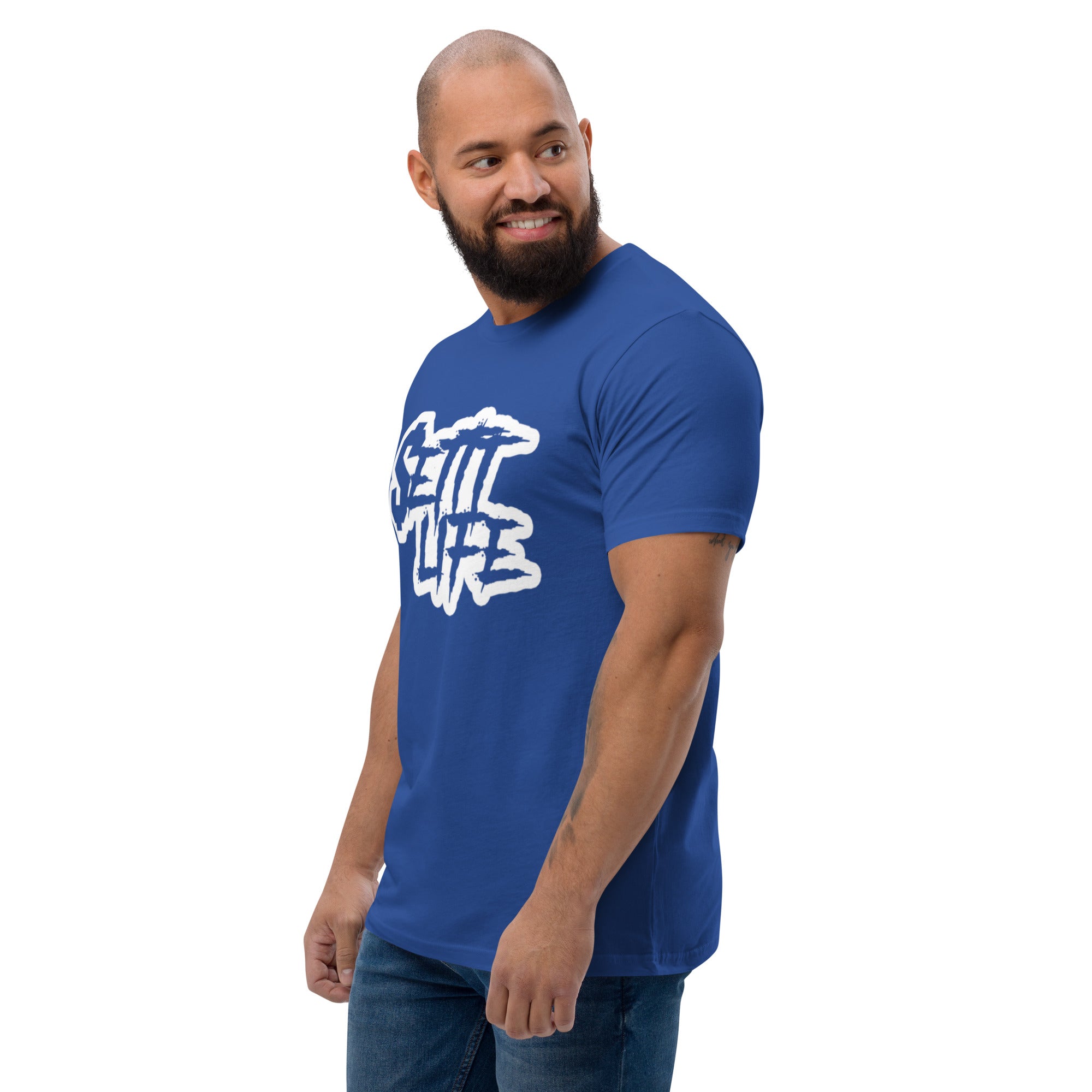 Royal blue t 2024 shirt for men